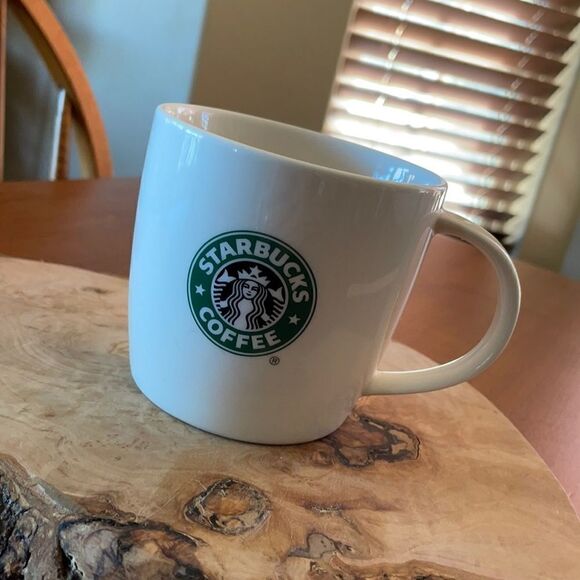 Starbucks Coffee Mug Cup White Green Siren Logo 08 - Picture 1 of 6